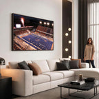 Boise State Broncos Albertsons Stadium Wall Art Canvas Print