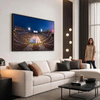 Oklahoma Sooners Memorial Stadium Wall Art Canvas Print
