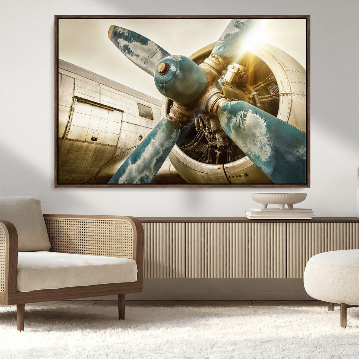 Vintage Airplane Canvas Print
