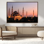 Wall Art Turkey Istanbul Skyline Canvas Print