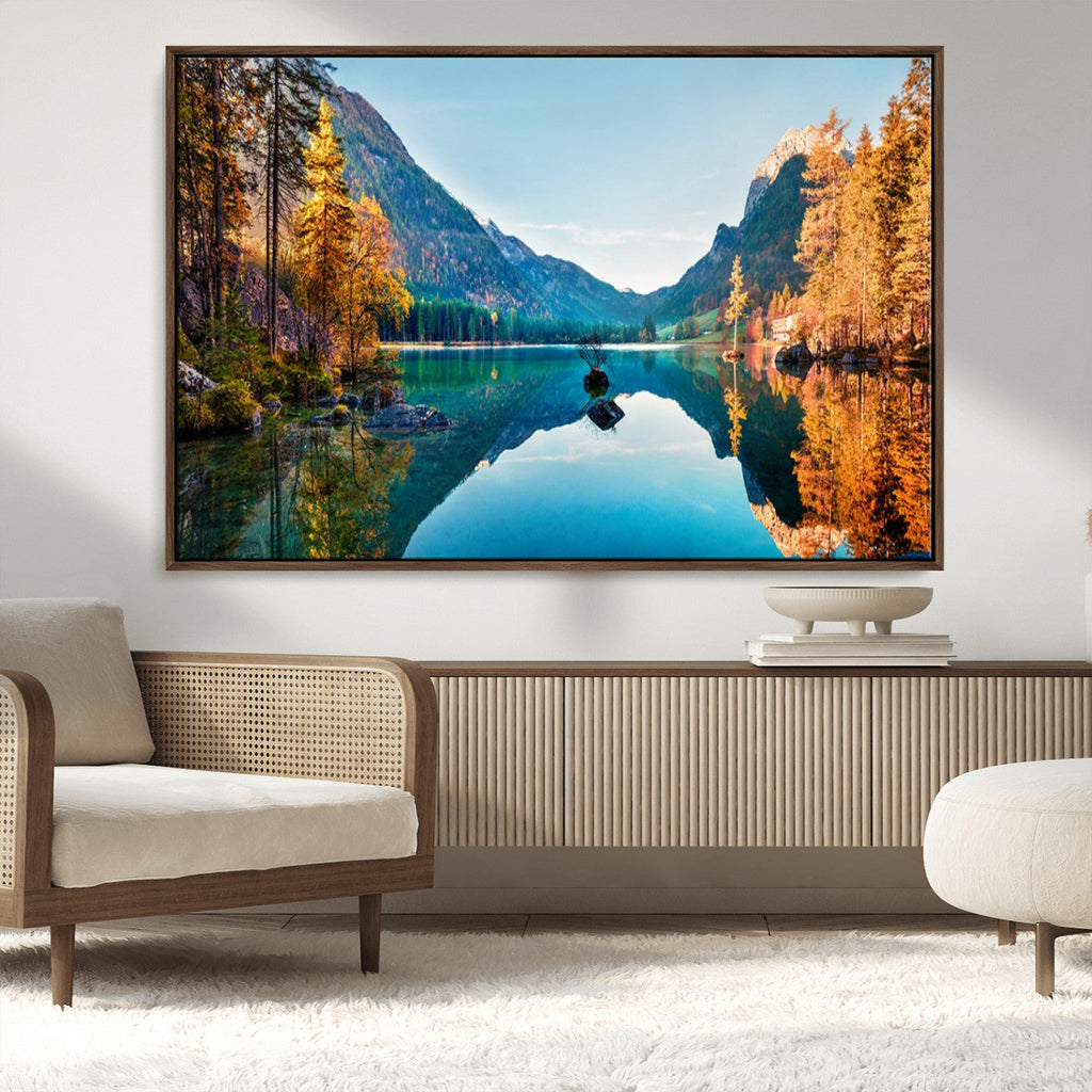 Fantastic Autumn Panorama Wall Art Canvas Print