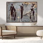 African American Wall Art | Elegant African Women Canvas Print