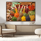 Spices Kitchen Wall Art Canvas Print