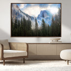 Half Dome Yosemite California Wall Art Canvas Print El Capitan