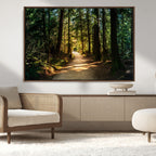 Natural Landscape Wall Art Relaxing Forest Canvas Print