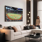 Texas Rangers Baseball Team Print, Arlington Globe Life Field Stadium Wall Art