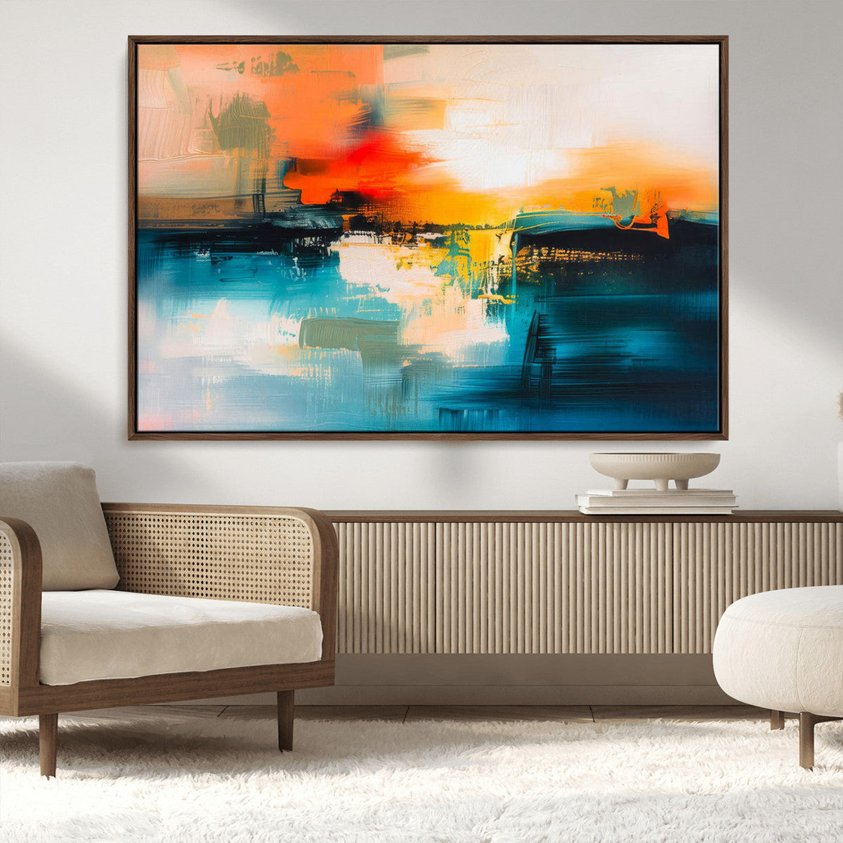 Colorful Abstract Wall Art | Bold Modern Canvas Print | Ready to Hang