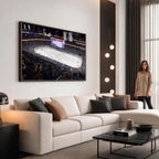Amalie Arena Florida Wall Art Canvas Print, NHL Hockey, Framed and Ready to Hang