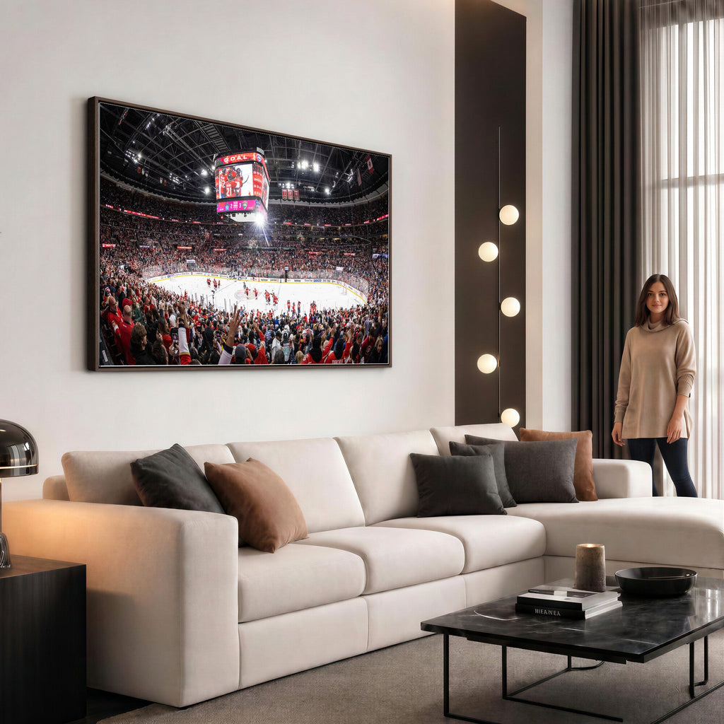 Amerant Bank Arena Wall Art Canvas Print, Hockey Arena
