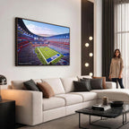 Buffalo Bills Football Team Print Canvas, Buffalo Highmark Stadium
