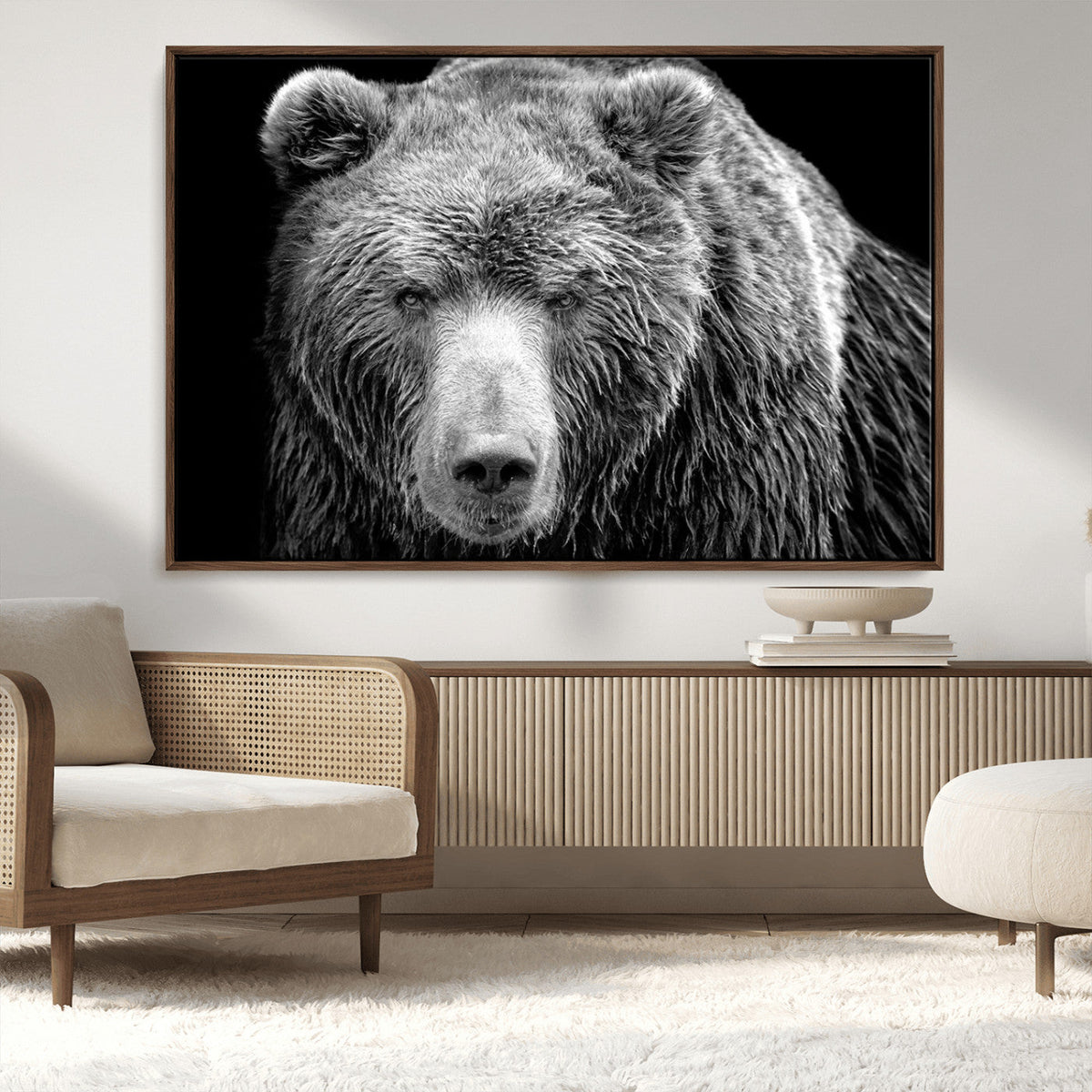 399 Grizzly Bear Canvas Print, Ready to Hang Wall Art