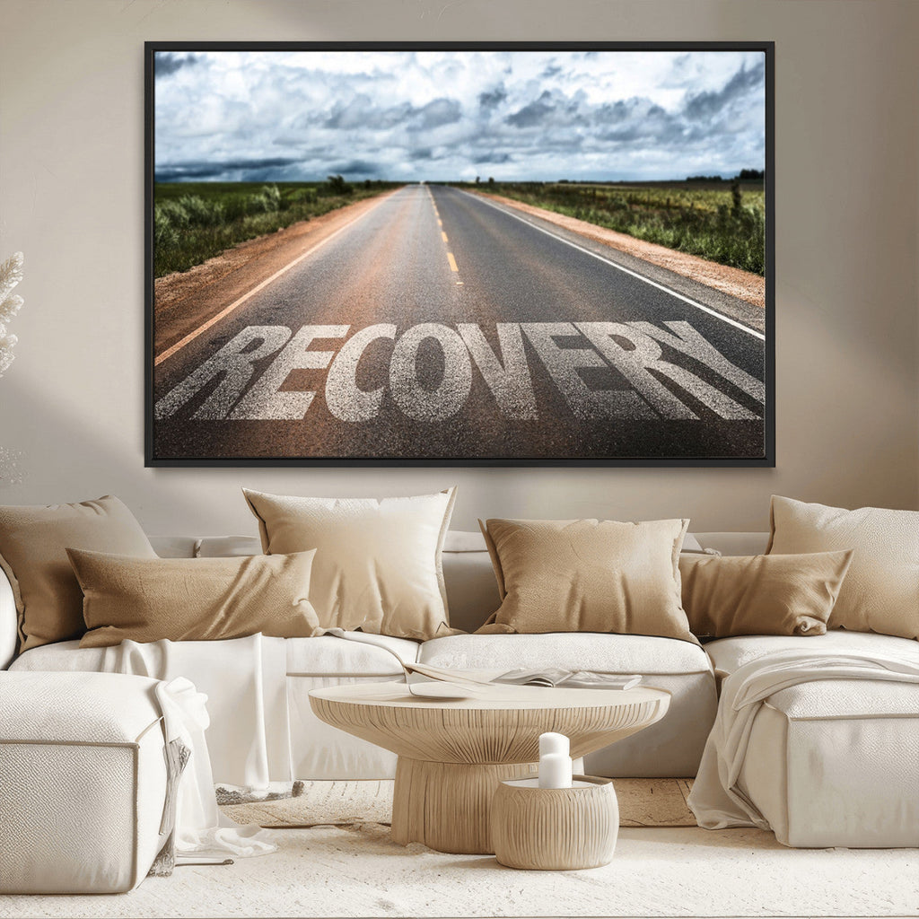 Recovery Road Wall Art Canvas Print