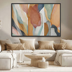 Boho Wall Art Canvas Print Set, Watercolor Boho Wall Art
