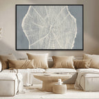 Abstract Tree Ring Wall Art Canvas Print, Framed and Ready to Hang