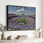 Buffalo Bills Highmark Stadium Wall Art Canvas Print, Bills Game Day Decor