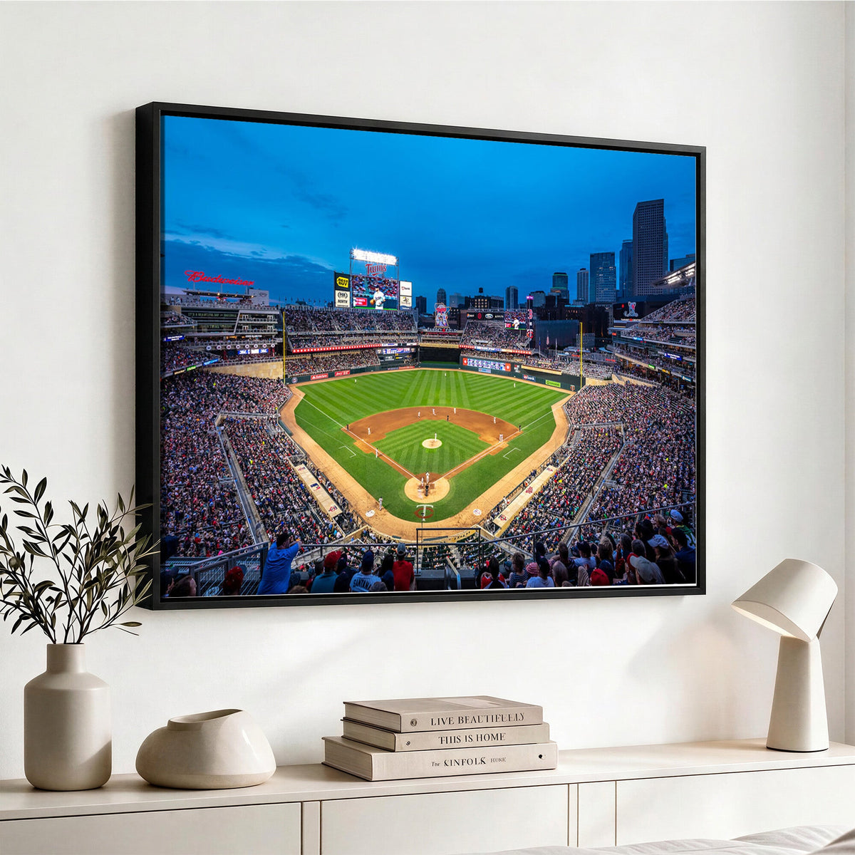 Target Field Stadium Wall Art Canvas Print, Minnesota Twins
