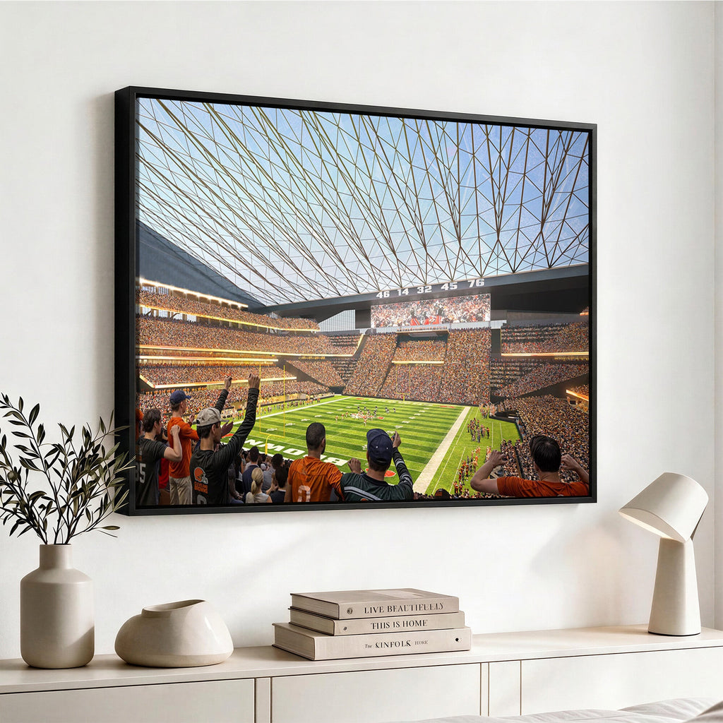 Cleveland Browns Stadium Wall Art Canvas Print