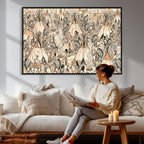 Native American Indian Wall Art Canvas Print