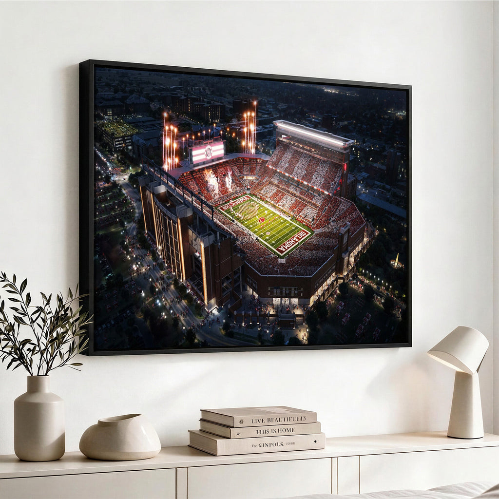 Oklahoma Memorial Stadium, Gaylord Memorial Stadium Wall Art