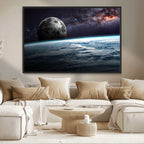 Space and Planet Canvas Print
