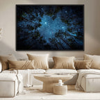 Forest and Stars Wall Art Canvas Print