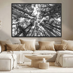 Trees Contemporary Art Canvas Print