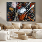 Spices and Seasonings Canvas Wall Art | Colorful Triptych Kitchen Decor