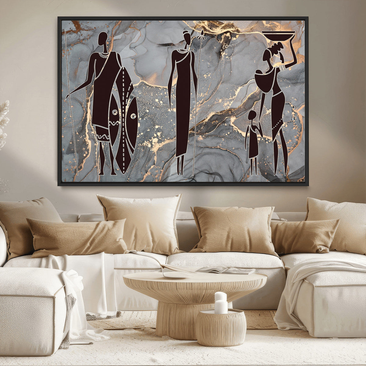 African American Wall Art | Elegant African Women Canvas Print