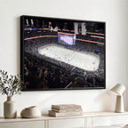Amalie Arena Florida Wall Art Canvas Print, NHL Hockey, Framed and Ready to Hang