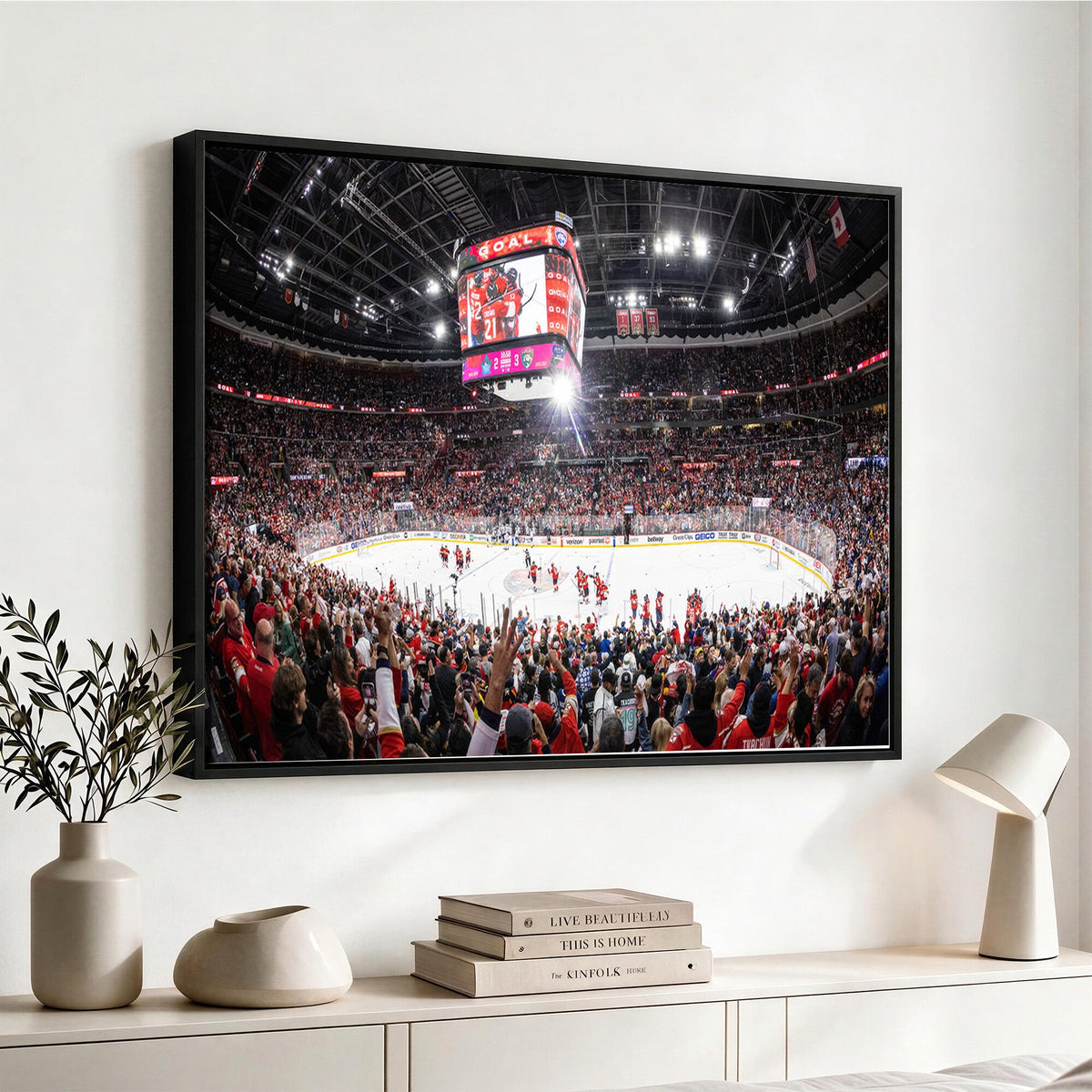 Amerant Bank Arena Wall Art Canvas Print, Hockey Arena