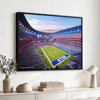 Buffalo Bills Football Team Print Canvas, Buffalo Highmark Stadium