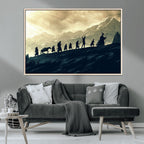 Fellowship Journey Wall Art | Fantasy Adventure Canvas Print