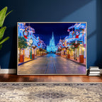 Disney Castle Wall Art | Large Magic Kingdom Canvas Artwork