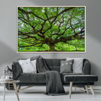 Ancient Tree Wall Art Canvas Print, Framed Sprawling Branches