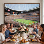 Chicago Bears Soldiers Field Wall Art Canvas Print, Framed and Ready to Hang