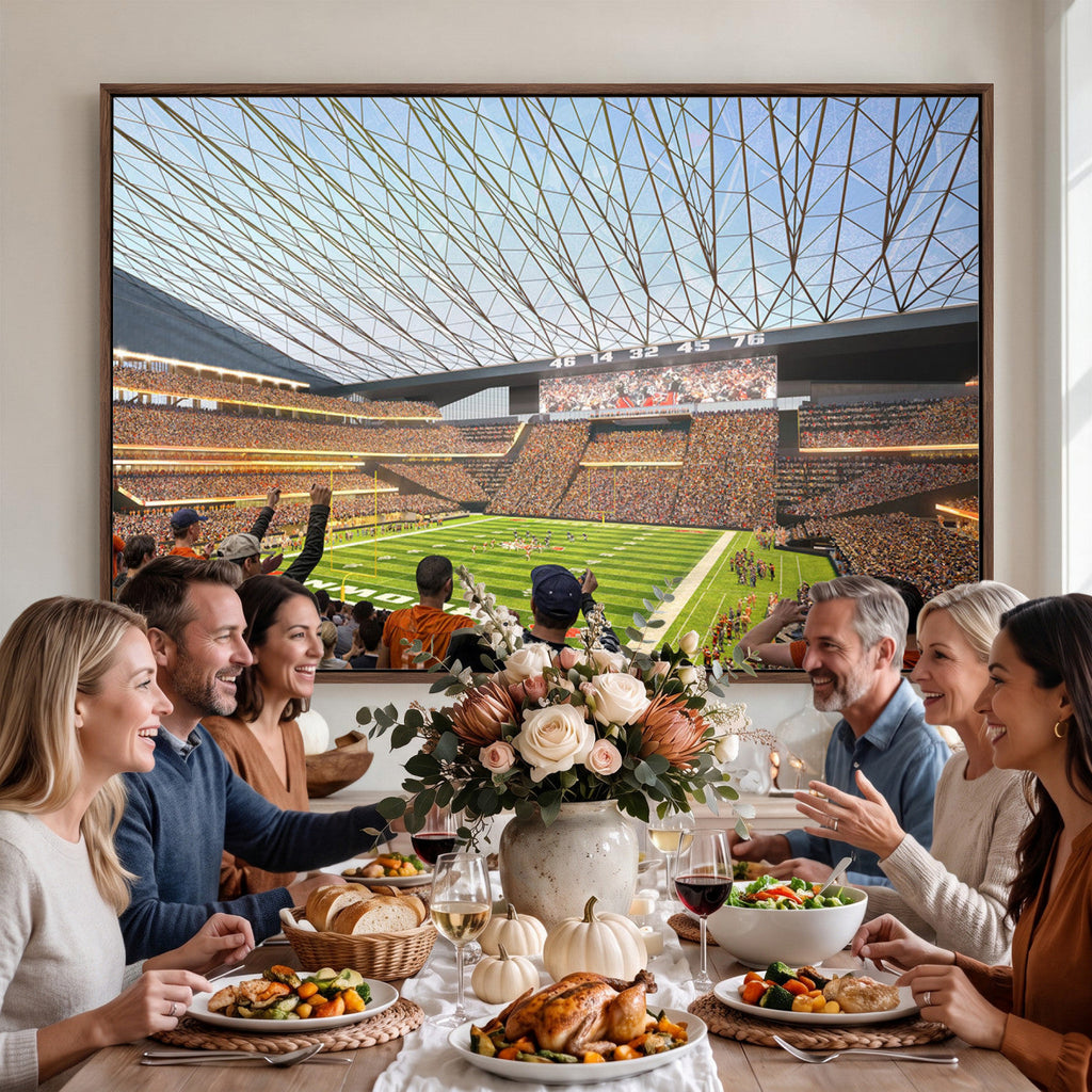 Cleveland Browns Stadium Wall Art Canvas Print