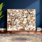 Farmhouse Bighorn Sheep Wall Art Canvas Print