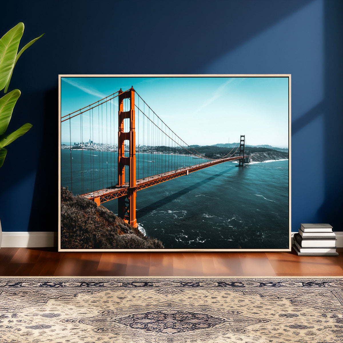 Golden Gate Bridge Wall Art Canvas Print | San Francisco Landmark Photography