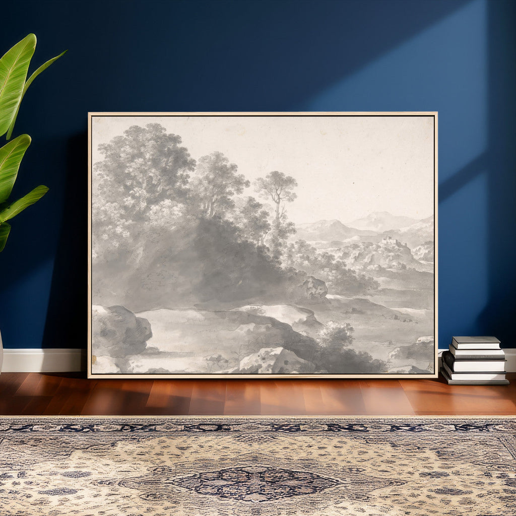 Van Poelenburch Landscape Canvas Wall Art | Dutch Golden Age