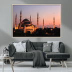Wall Art Turkey Istanbul Skyline Canvas Print