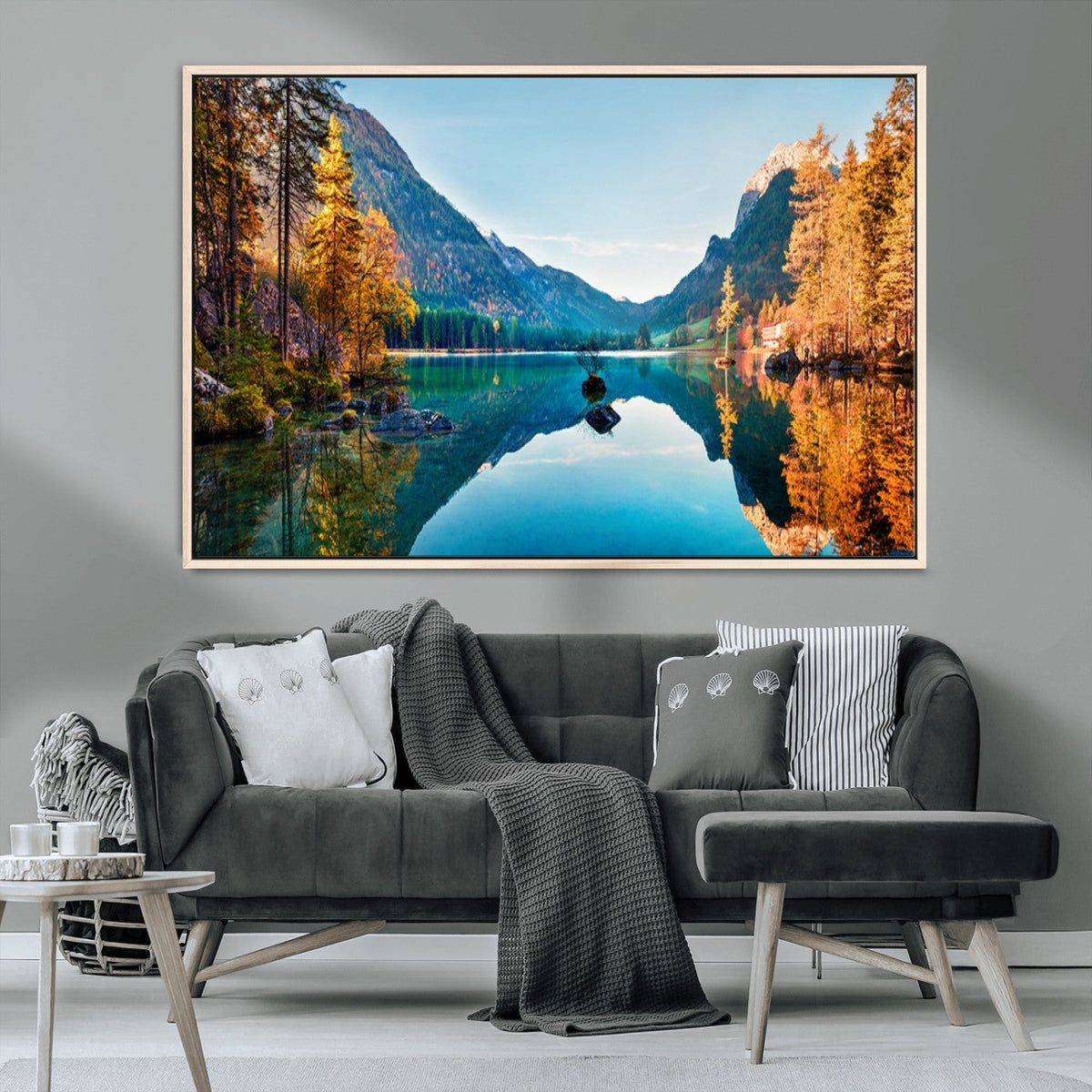 Fantastic Autumn Panorama Wall Art Canvas Print