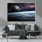 Space and Planet Canvas Print