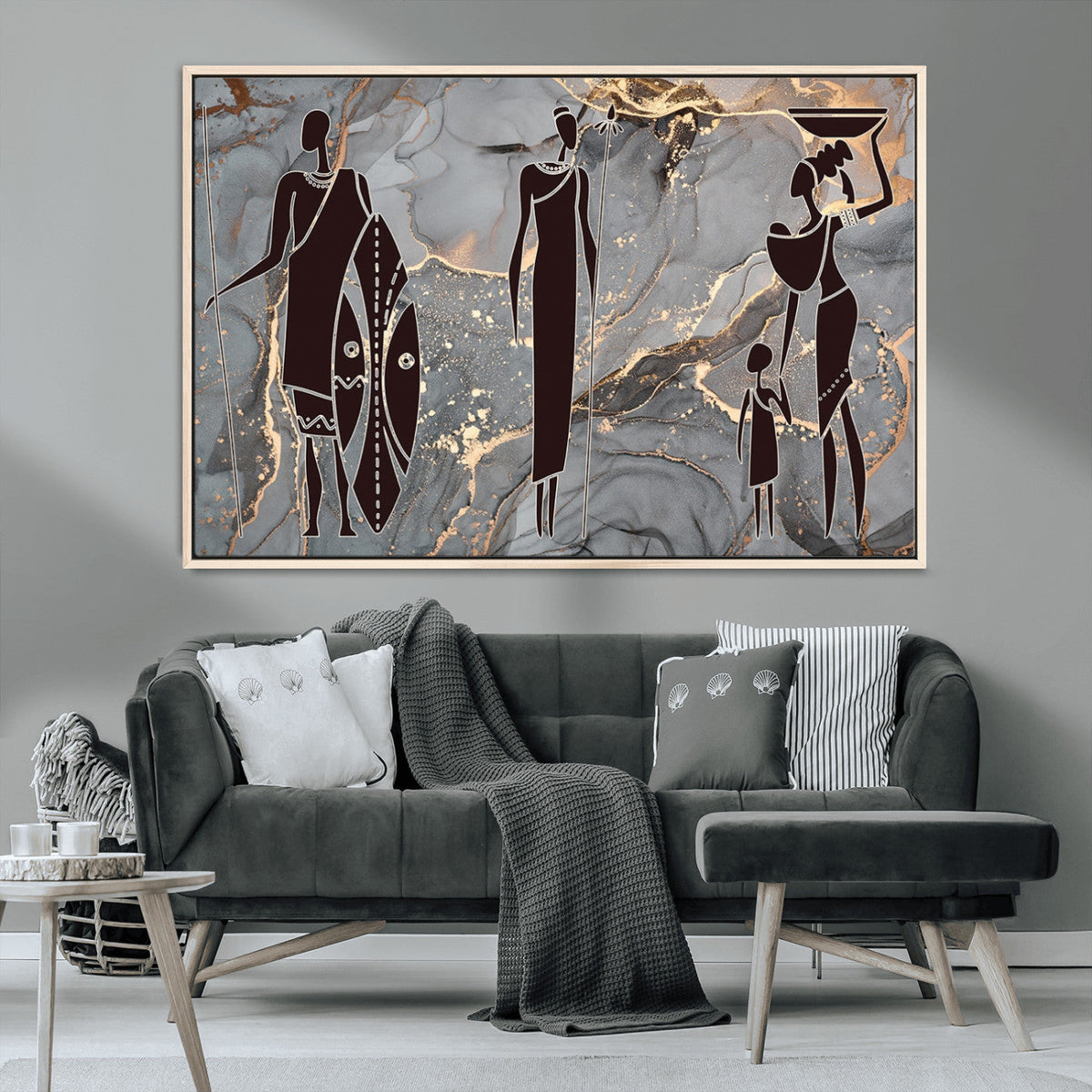 African American Wall Art | Elegant African Women Canvas Print