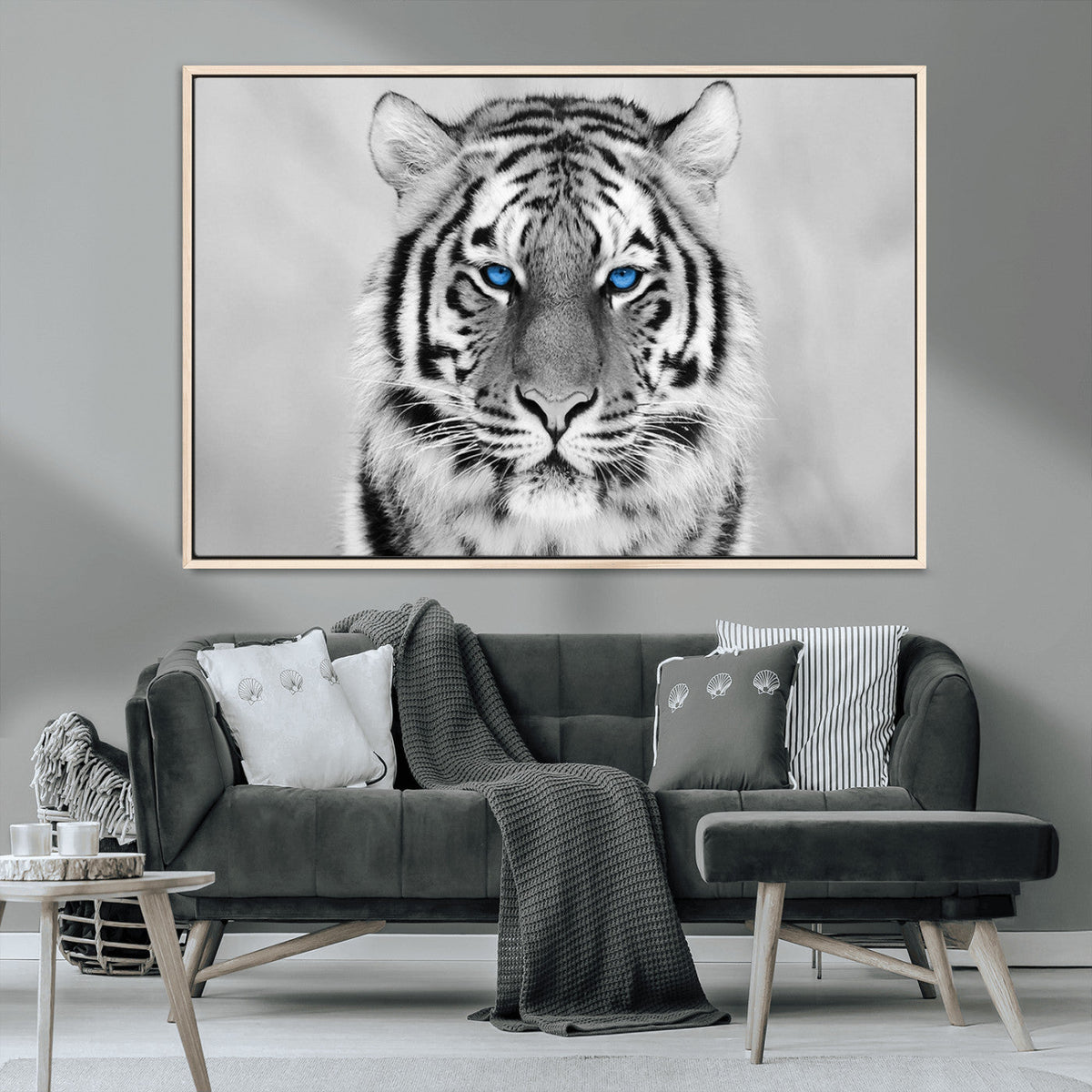 Tiger Canvas Artwork Wall Art Print