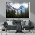 Half Dome Yosemite California Wall Art Canvas Print El Capitan