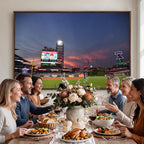 Philadelphia Phillies Baseball Print, Philadelphia Citizens Bank Park Stadium Wall Art