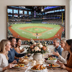 Texas Rangers Baseball Team Print, Arlington Globe Life Field Stadium Wall Art