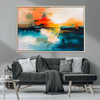 Colorful Abstract Wall Art | Bold Modern Canvas Print | Ready to Hang