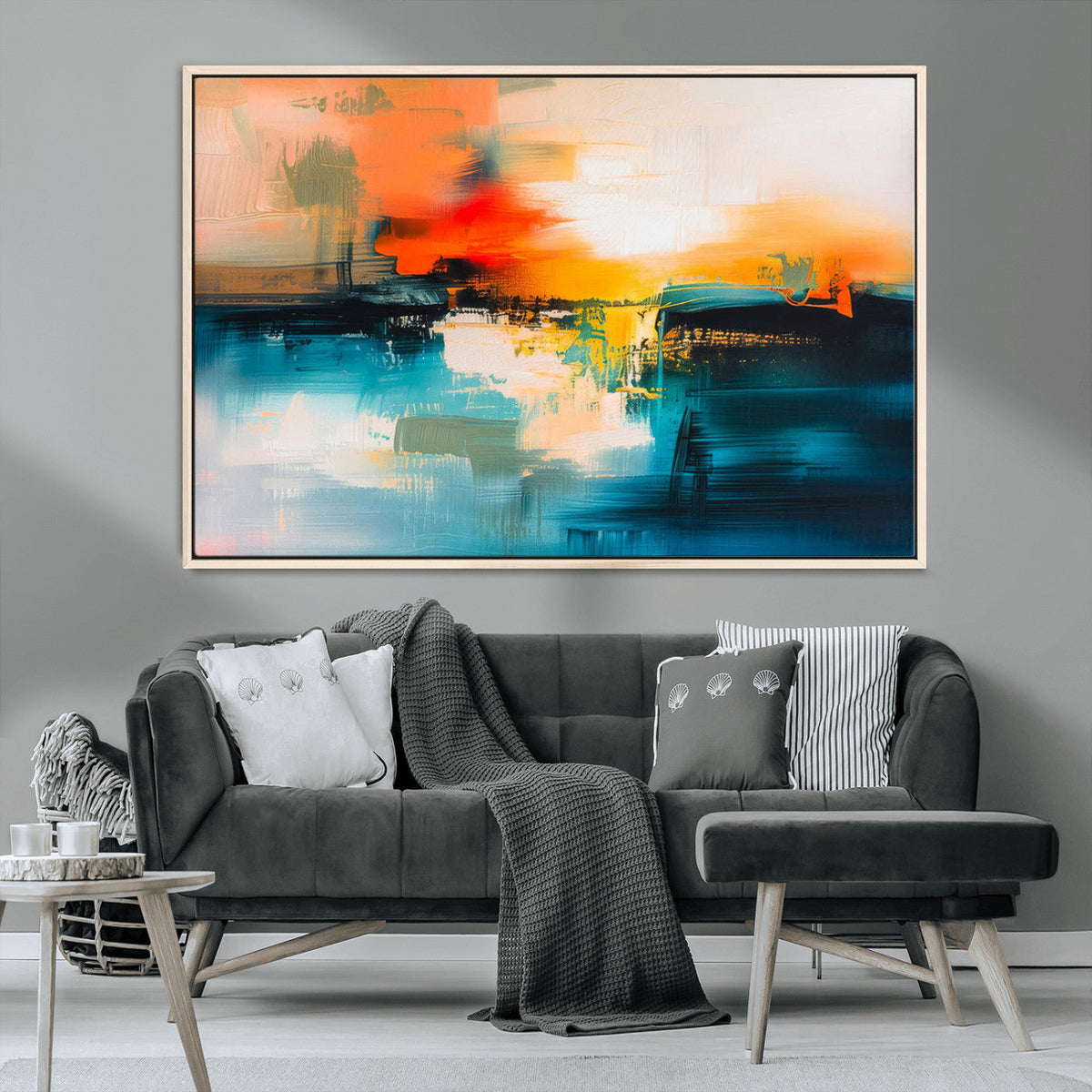 Colorful Abstract Wall Art | Bold Modern Canvas Print | Ready to Hang