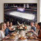 Amalie Arena Florida Wall Art Canvas Print, NHL Hockey, Framed and Ready to Hang